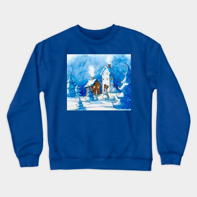 Winter Wonderland Crewneck Sweatshirt by LadyKikki